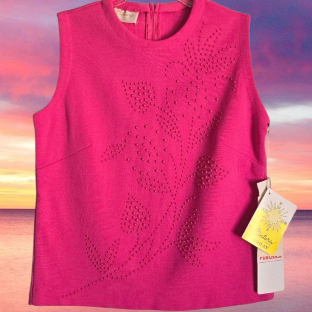 NWT VINTAGE Textured Top